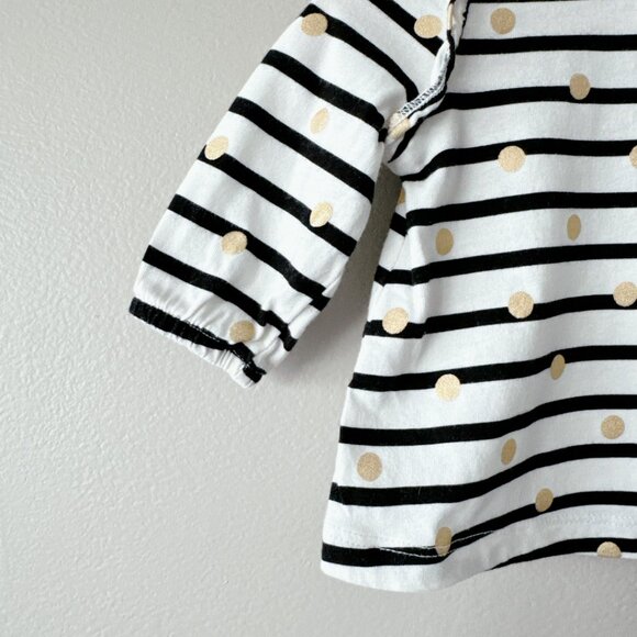 🧸 SALE! (5/$15, 8/$22, 12/$30) Old Navy striped baby girl top 0-3m - Picture 3 of 10